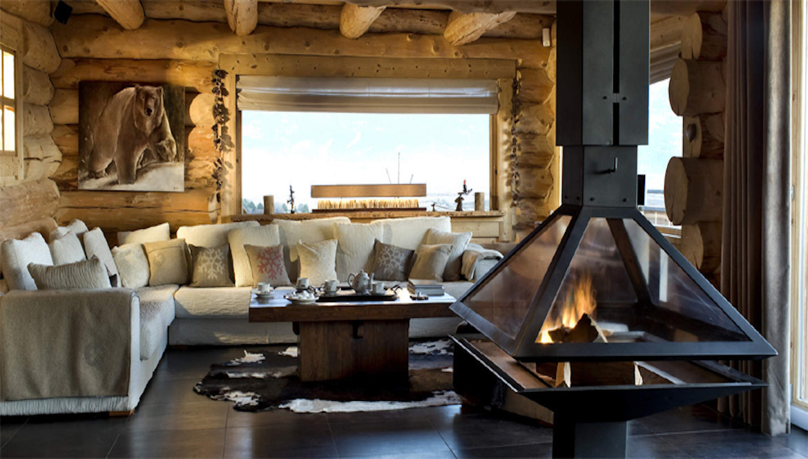 Deco Chalet : The Living Room